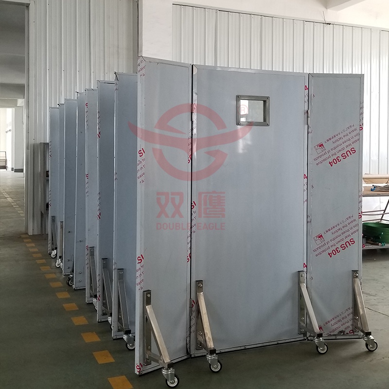 PG04醫(yī)用射線防護(hù)屏不銹鋼三聯(lián)