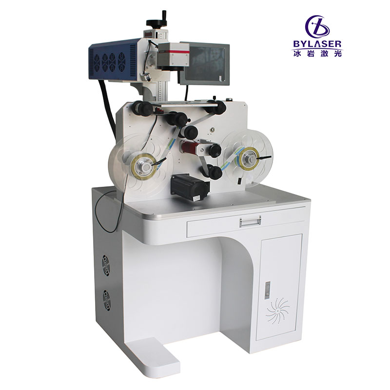 標簽復(fù)卷激光打標機